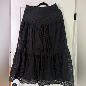 House of Harlow 1960 Black Maxi Skirt